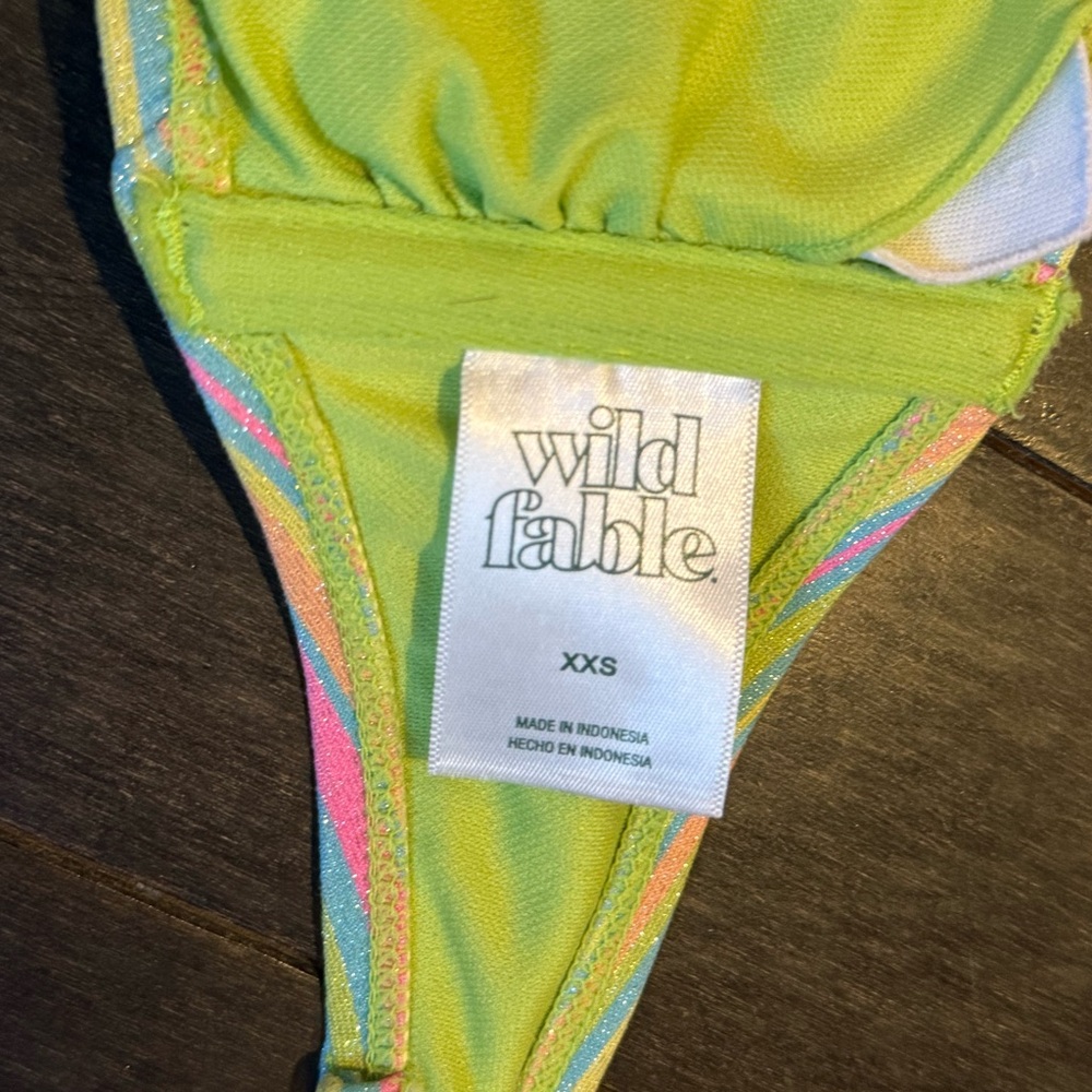 Pastel Striped Bikini - Picture 5 of 8
